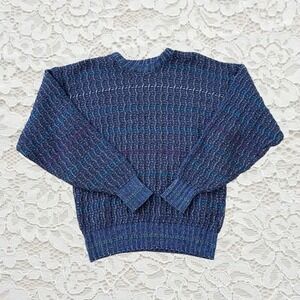vintage multicolored striped grandpa sweater